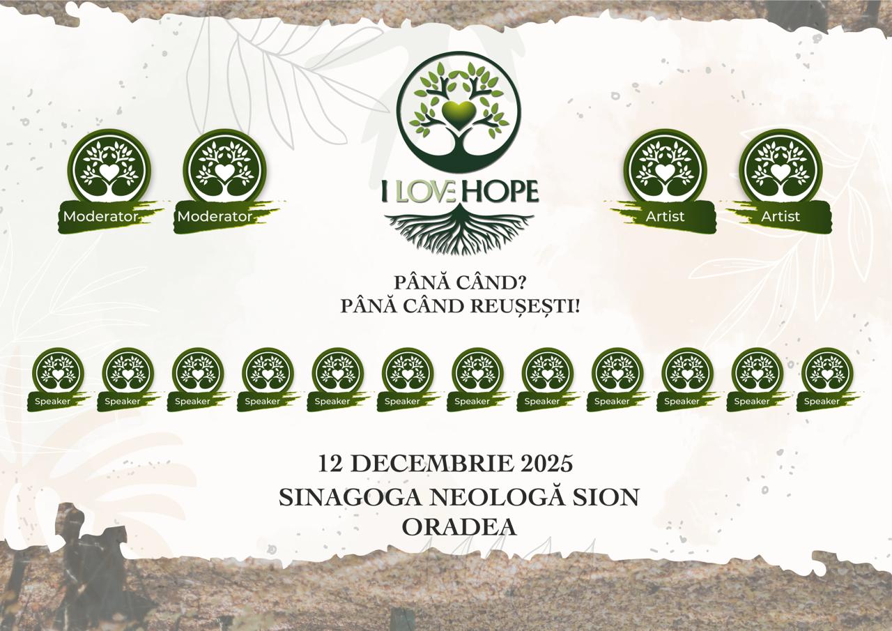 I Love Hope 2025 - Afișul evenimentului