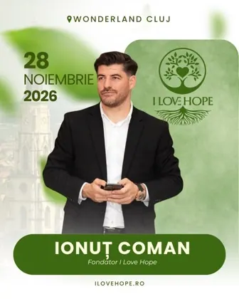Ionuț Coman, gazdă la I Love Hope Cluj 2026